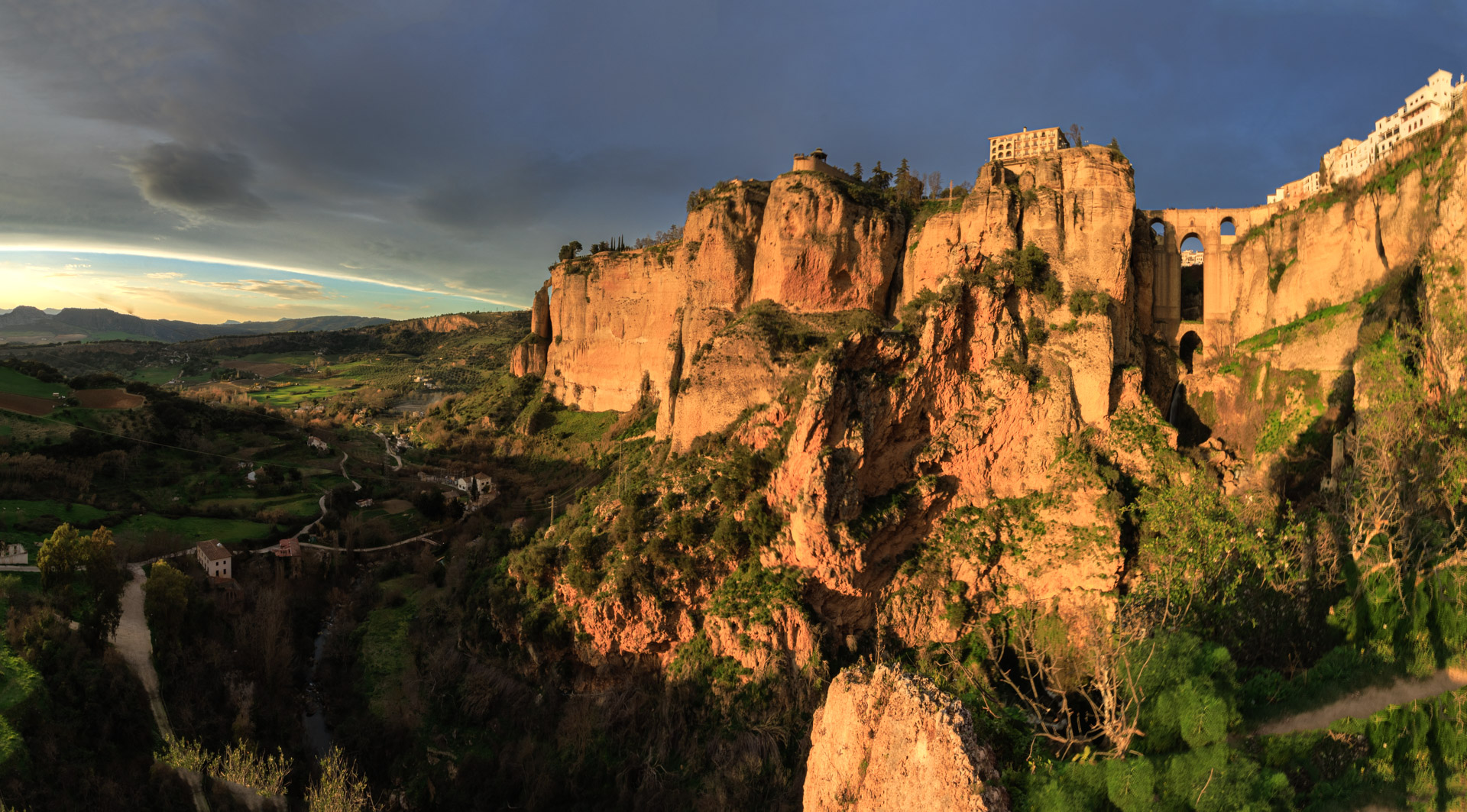 Andalusien - Abendstimmung in Ronda Andalusien - Abendstimmung in Ronda